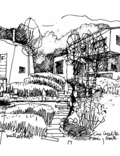 001  croquis 1 400x516 - VIVIENDA EN CERCEDILLA